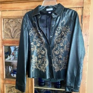 Amazing leather shirt/jacket